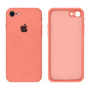 Capinha Celular iPhone 7, 8, SE 2ª e 3ª Geração Silicone Aveludado com Proteção de Câmera