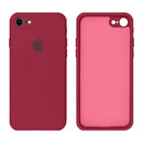 Capinha Celular iPhone 7, 8, SE 2ª e 3ª Geração Silicone Aveludado com Proteção de Câmera