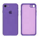 Capinha Celular iPhone 7, 8, SE 2ª e 3ª Geração Silicone Aveludado com Proteção de Câmera