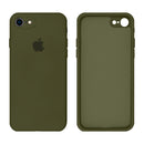 Capinha Celular iPhone 7, 8, SE 2ª e 3ª Geração Silicone Aveludado com Proteção de Câmera