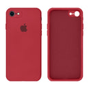 Capinha Celular iPhone 7, 8, SE 2ª e 3ª Geração Silicone Aveludado com Proteção de Câmera