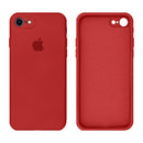 Capinha Celular iPhone 7, 8, SE 2ª e 3ª Geração Silicone Aveludado com Proteção de Câmera