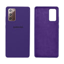 Capinha Celular Galaxy Note 20 Silicone Cover Aveludado