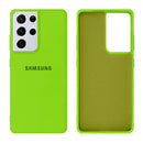 Capinha Celular Galaxy S21 Ultra Silicone Cover Aveludado