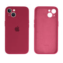 Capinha Celular iPhone 13 Silicone Aveludado com Proteção Câmera