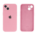 Capinha Celular iPhone 13 Silicone Aveludado com Proteção Câmera