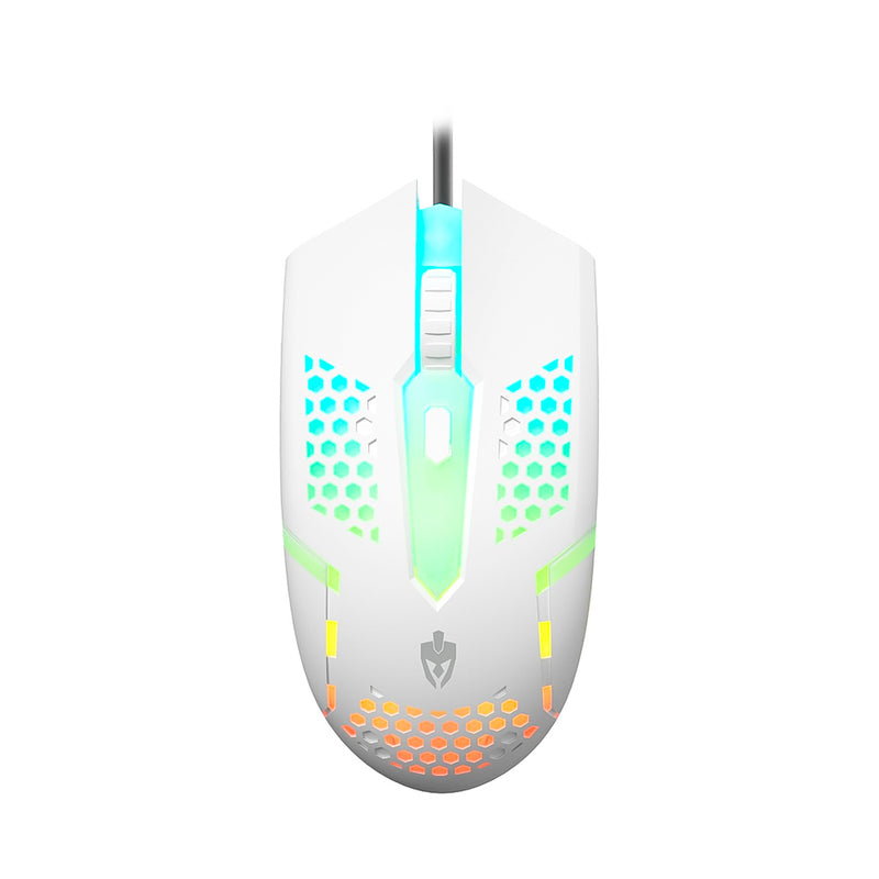Kit Gamer EG-55 Branco Evolut Teclado Mouse Headset