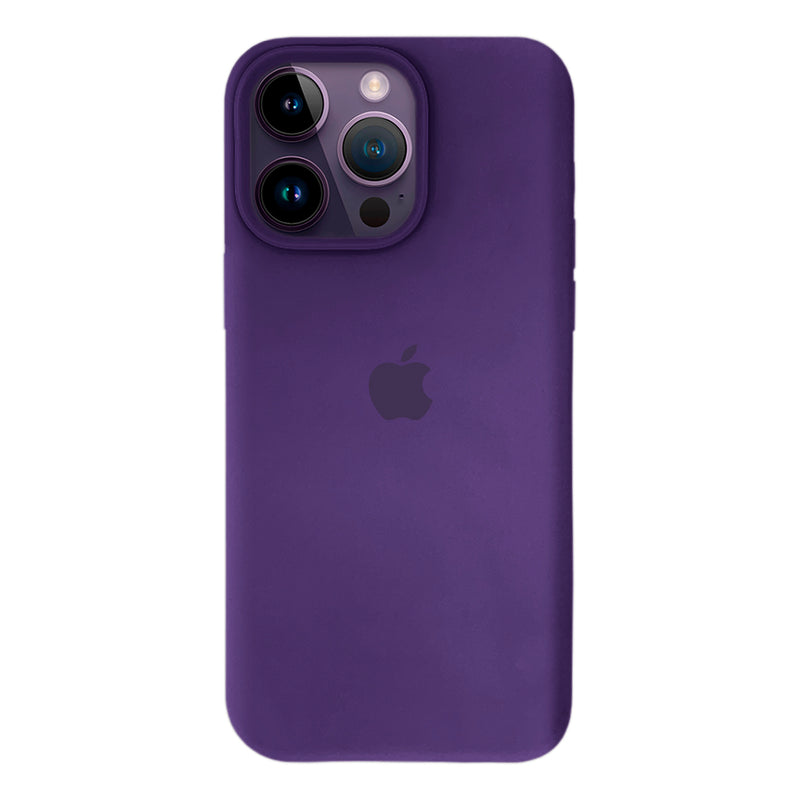 Capinha Silicone Aveludado para iPhone 14 Pro