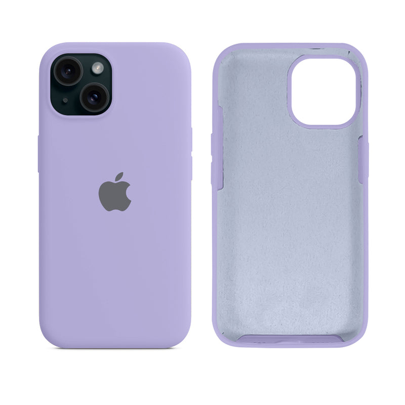 Capinha para iPhone 15 em Silicone com Interior Aveludado