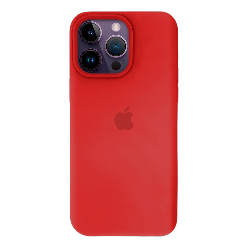 Capinha Silicone Aveludado para iPhone 14 Pro