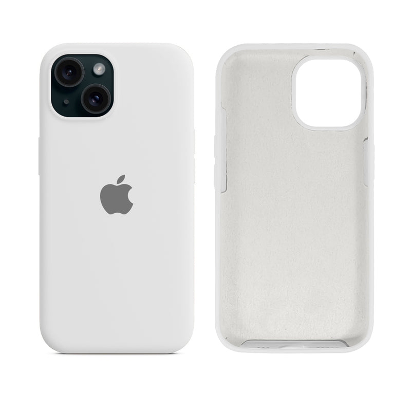 Capinha para iPhone 15 em Silicone com Interior Aveludado