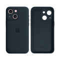 Capinha Celular iPhone 15 Silicone Aveludado com Proteção Câmera