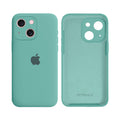 Capinha Celular iPhone 15 Silicone Aveludado com Proteção Câmera