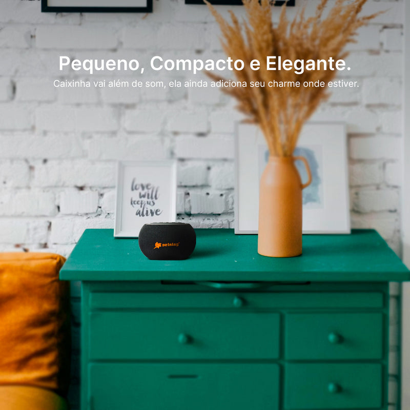 Caixinha de Som Bluetooth 5.3 Peining PEI-S101 TWS 15W RGB