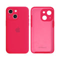 Capinha Celular iPhone 15 Silicone Aveludado com Proteção Câmera