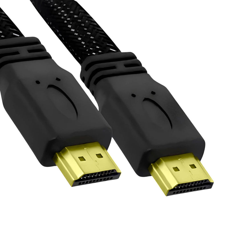 Cabo HDMI Nylon 5 Metros 4K UHD Blindado Duplo Revestimento