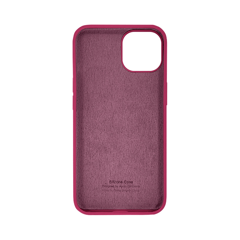 Capinha Silicone Aveludado para iPhone 14