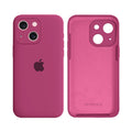 Capinha Celular iPhone 15 Silicone Aveludado com Proteção Câmera