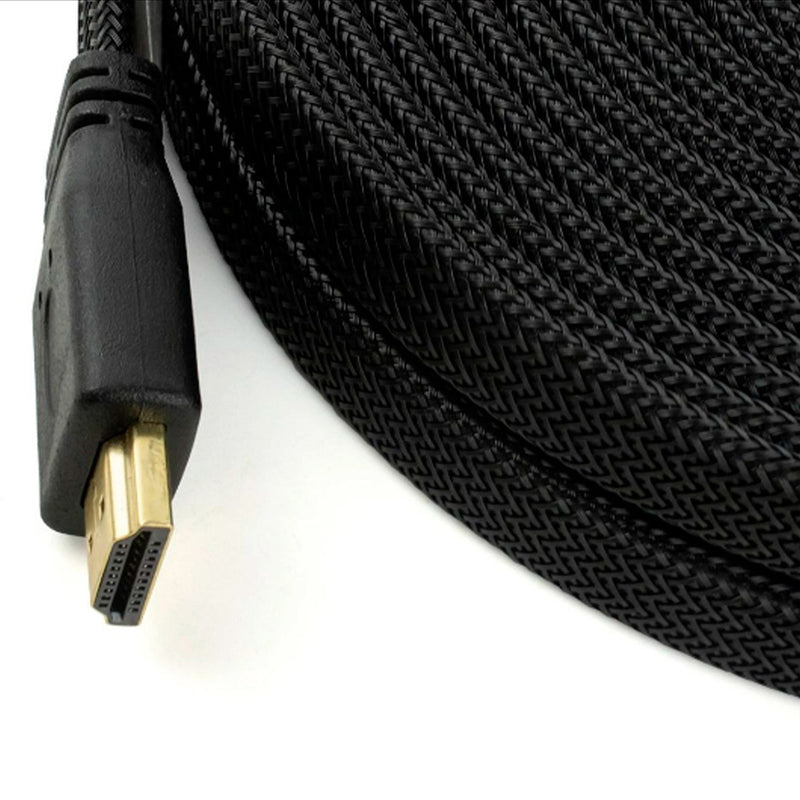 Cabo HDMI Nylon 5 Metros 4K UHD Blindado Duplo Revestimento