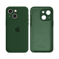 Capinha Celular iPhone 15 Silicone Aveludado com Proteção Câmera