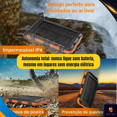 POWER BANK 10000MAH SOLAR WUP-822