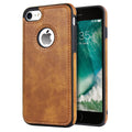 Case iPhone Slim Luxo de Couro com Destaque Maçã