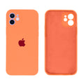 Capinha Celular iPhone 12 Silicone Aveludado com Proteção Câmera