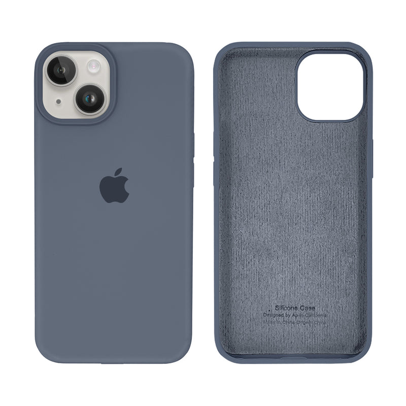 Capinha Silicone Aveludado para iPhone 14