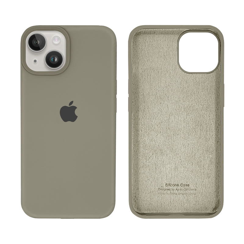 Capinha Silicone Aveludado para iPhone 14