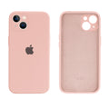 Capinha Celular iPhone 13 Silicone Aveludado com Proteção Câmera