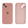 Capinha Celular iPhone 13 Silicone Aveludado com Proteção Câmera