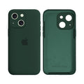 Capinha Celular iPhone 15 Silicone Aveludado com Proteção Câmera