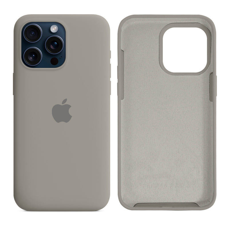 Capinha iPhone 15 Pro Max em Silicone com Interior Aveludado