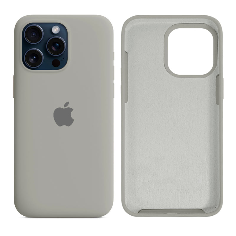 Capinha iPhone 15 Pro Max em Silicone com Interior Aveludado