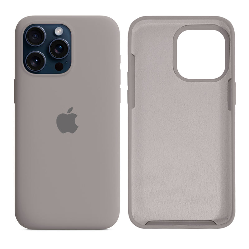 Capinha iPhone 15 Pro Max em Silicone com Interior Aveludado