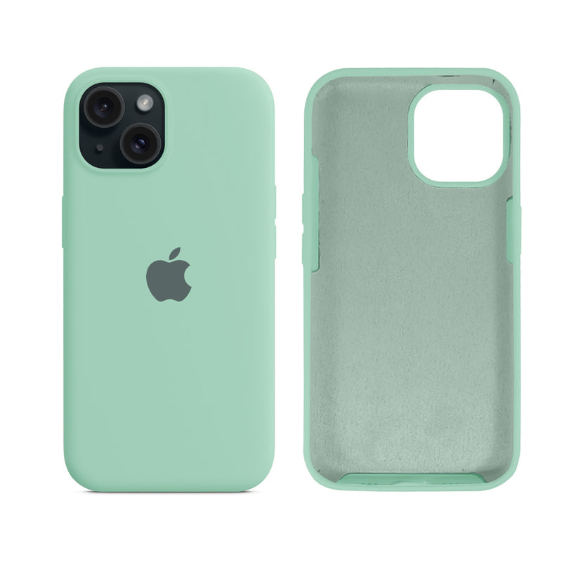 Capinha para iPhone 15 em Silicone com Interior Aveludado