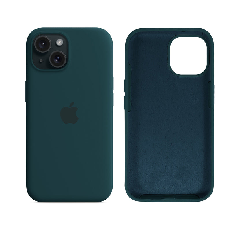 Capinha para iPhone 15 em Silicone com Interior Aveludado