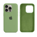 Capinha para iPhone 15 Pro em Silicone com Interior Aveludado