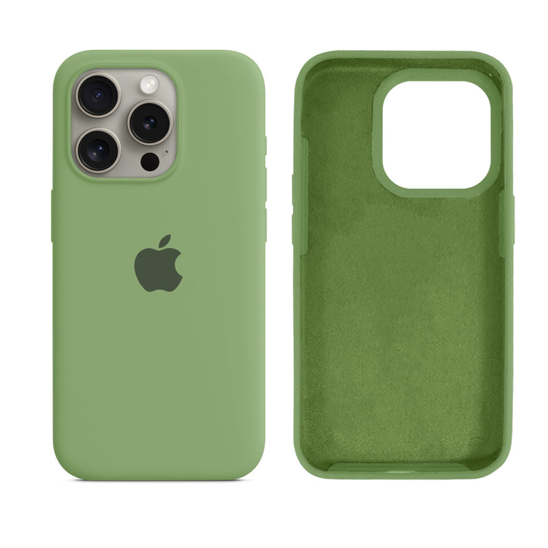 Capinha para iPhone 15 Pro em Silicone com Interior Aveludado