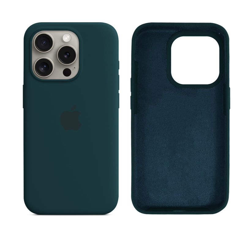 Capinha para iPhone 15 Pro em Silicone com Interior Aveludado