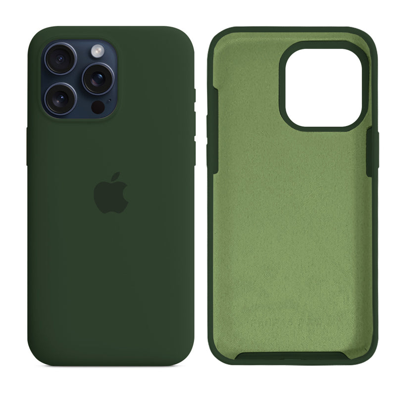 Capinha iPhone 15 Pro Max em Silicone com Interior Aveludado