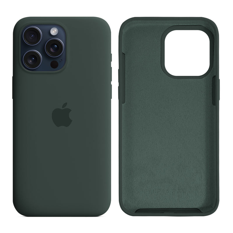 Capinha iPhone 15 Pro Max em Silicone com Interior Aveludado