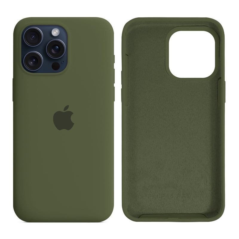 Capinha iPhone 15 Pro Max em Silicone com Interior Aveludado