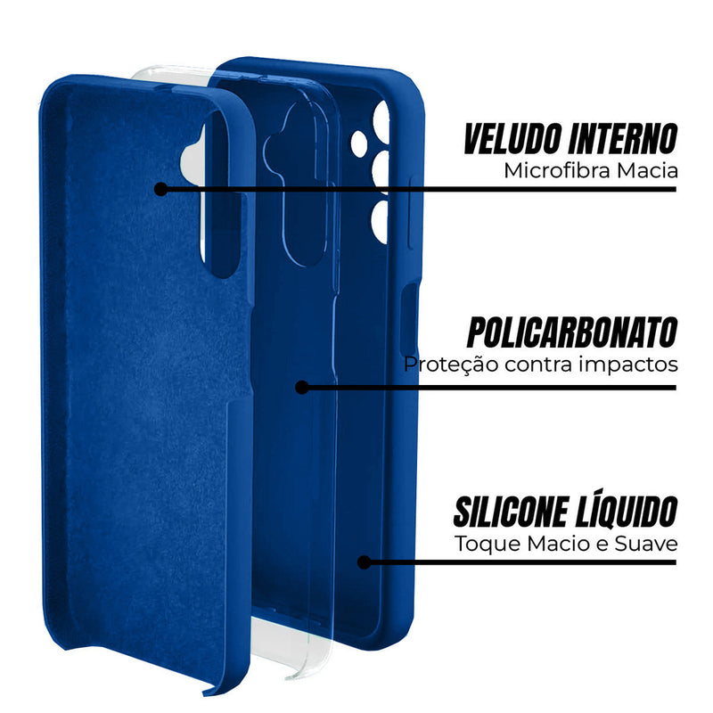 Capinha Celular para Galaxy A54 5G com Proteção de Câmera Lisa