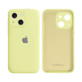Capinha Celular iPhone 15 Silicone Aveludado com Proteção Câmera