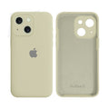 Capinha Celular iPhone 15 Silicone Aveludado com Proteção Câmera