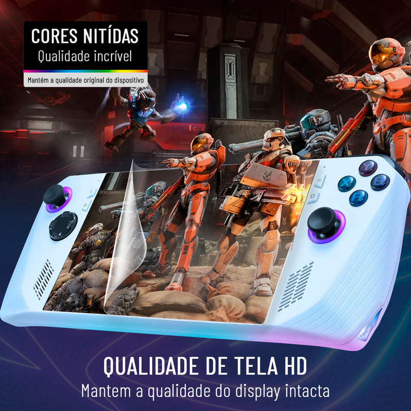 Película Hidrogel ASUS ROG Ally/ ROG Ally Xbox Flexível Transparente Resistente TPU Premium