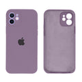 Capinha Celular iPhone 12 Silicone Aveludado com Proteção Câmera