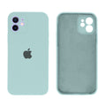 Capinha Celular iPhone 12 Silicone Aveludado com Proteção Câmera
