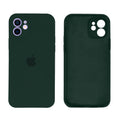 Capinha Celular iPhone 12 Silicone Aveludado com Proteção Câmera